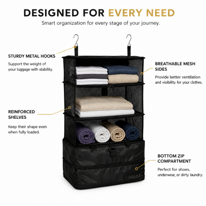 Foldify™ - Hanging Travel Organizer
